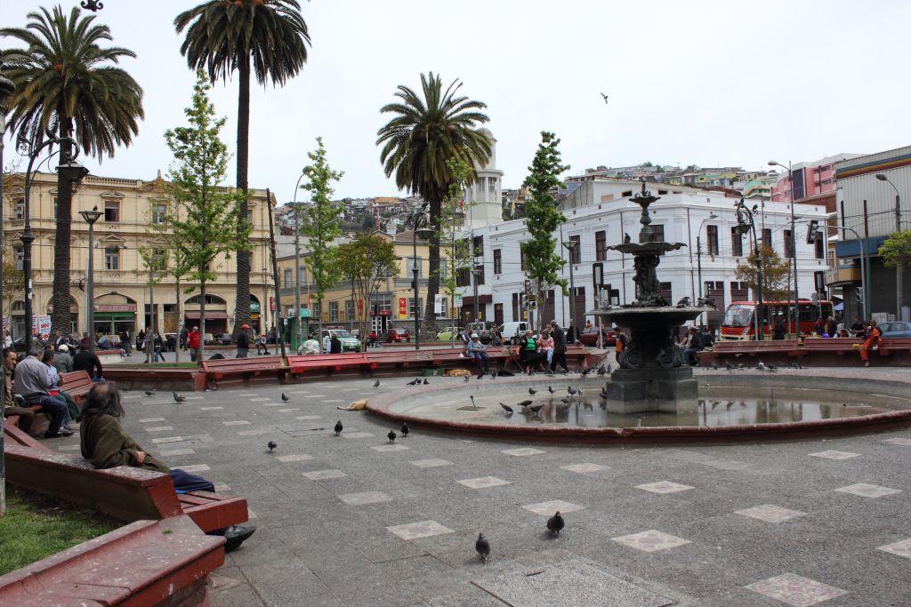 Plaza Echaurren, Valparaíso.